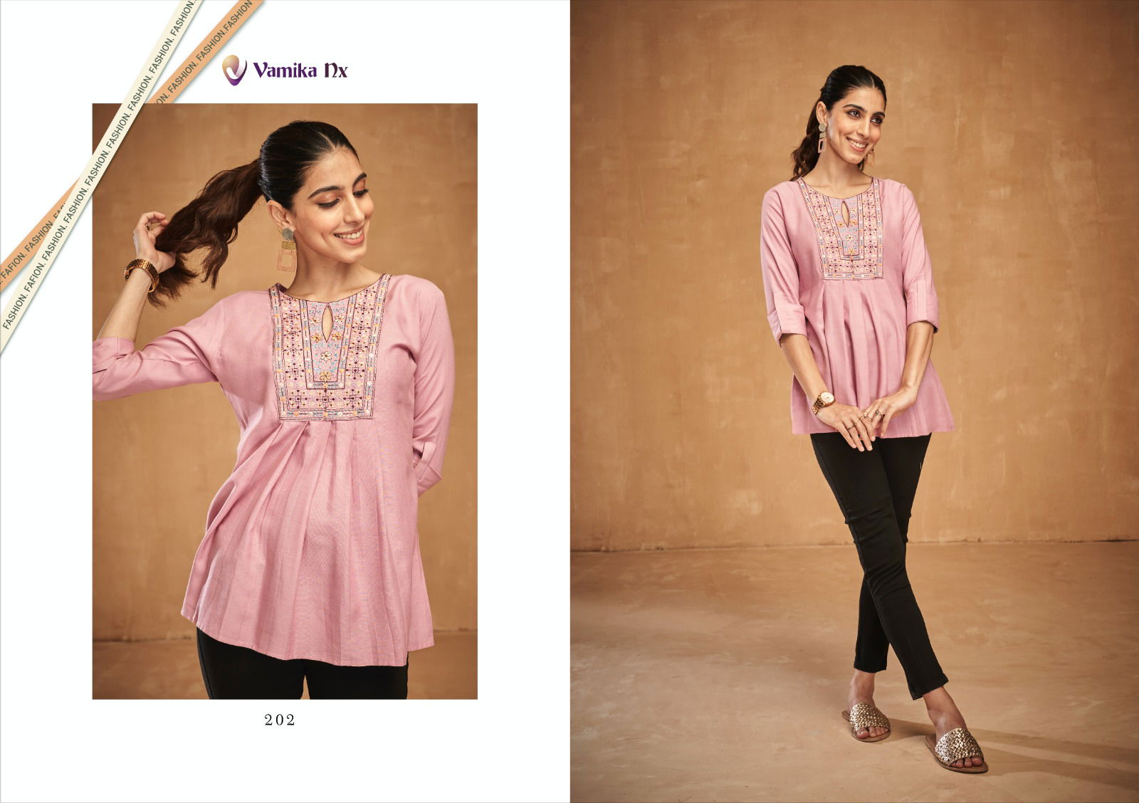 Vamika Nx Anokhi Fancy Western Wear Wholesale Ladies Top Catalog 